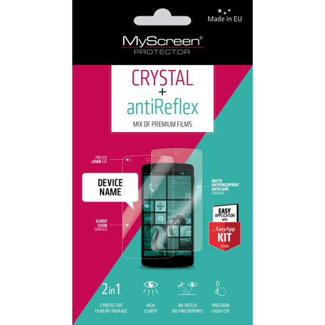My Screen protector ZAŠČITNA FOLIJA iPhone 7 ANTIREFLEX+CRYSTAL  2kos