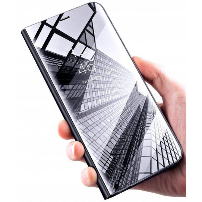 Onasi Clear View za Samsung Galaxy A21s A217 - črna