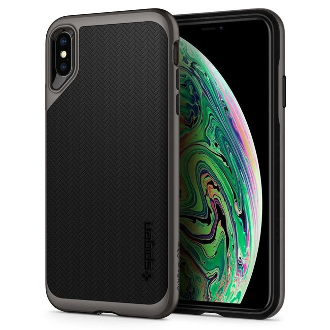 Ovitek Spigen Neo Hybrid za iPhone XS Max - gunmetal