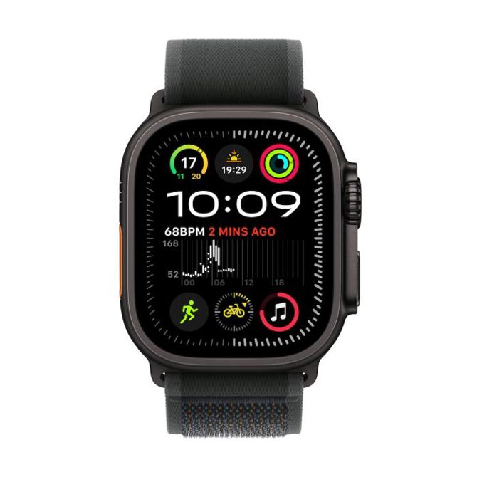 Pametna ura Apple Watch Ultra2 v2 Cellular 49mm Black Titanium Case z Black Trail paščkom - M/L