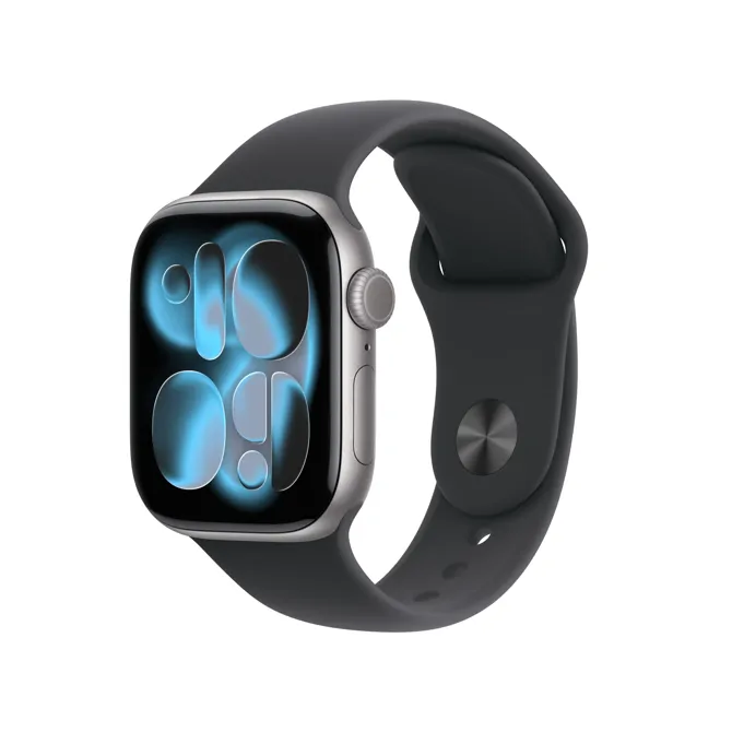 Pametna ura Apple Watch S11 GPS 46mm Space Grey Aluminium Case with Black Sport Band - M/L