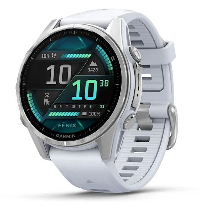 Pametna ura Garmin fenix 8 43mm AMOLED GPS 10 dni baterije bela