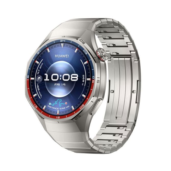Pametna ura Huawei Watch GT 6 Pro Titanium (46mm, AMOLED, 21 dni baterije, vodoodpornost 5 ATM, EKG, priložene slušalke FreeBuds SE3)