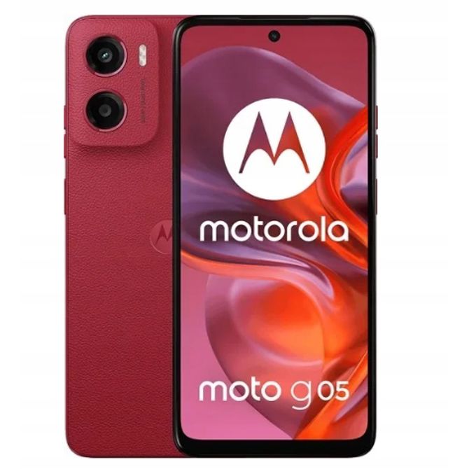 Pametni telefon Moto G05 4/128GB, rdeča