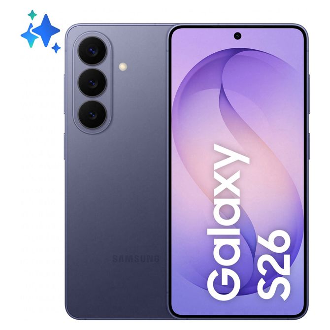 Pametni telefon Samsung Galaxy S26 256GB kobaltno vijolična, 12GB RAM, AMOLED 120Hz, 50MP kamera, IP68