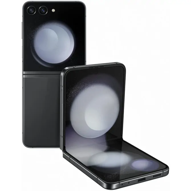 Pametni telefon Samsung Galaxy Z Flip5 (F731), 5G, Dual SIM, 8 GB RAM, 256 GB, grafitne barve, EU