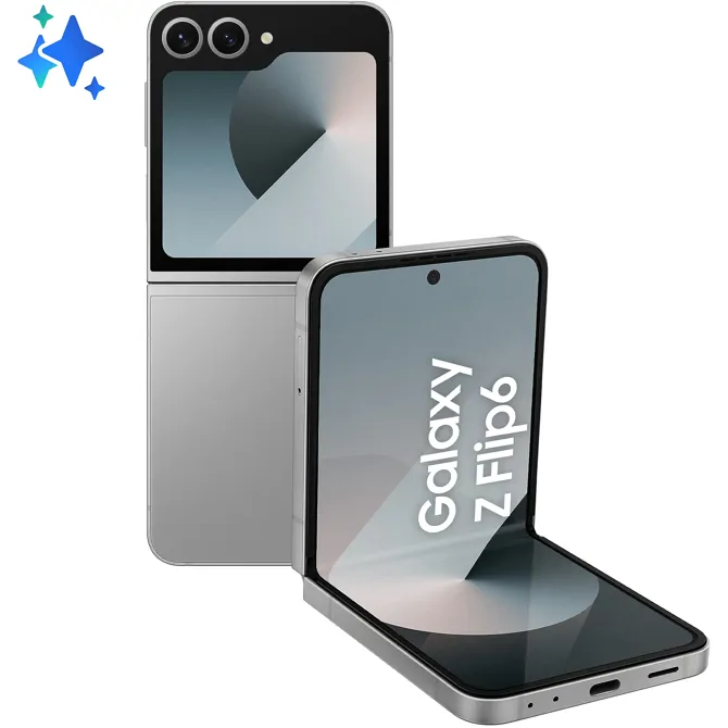 Pametni telefon Samsung Galaxy Z Flip6 F741B 5G Dual Sim 12GB RAM 256GB - Silver Shadow