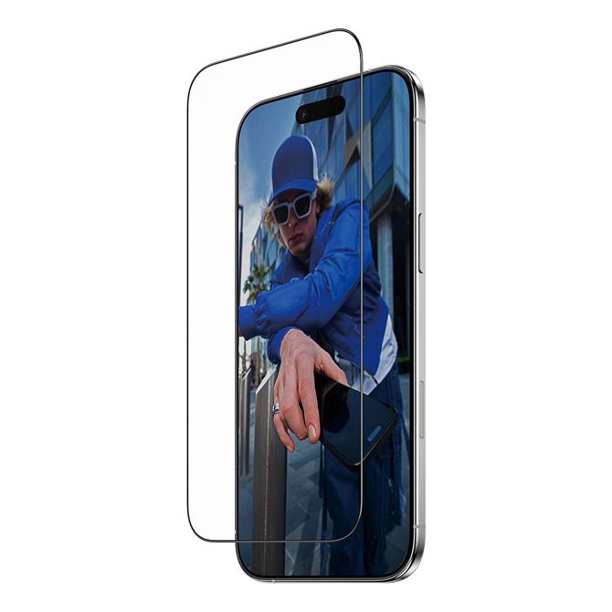 Zaščitno steklo PanzerGlass črno za iPhone Air UWF Fastfit
