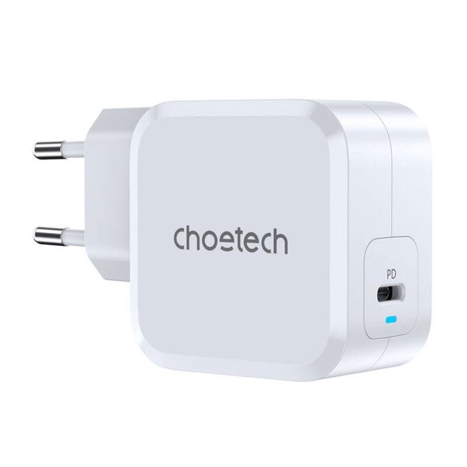 PD8007 USB-C PD45W polnilec Choetech EU (bel)