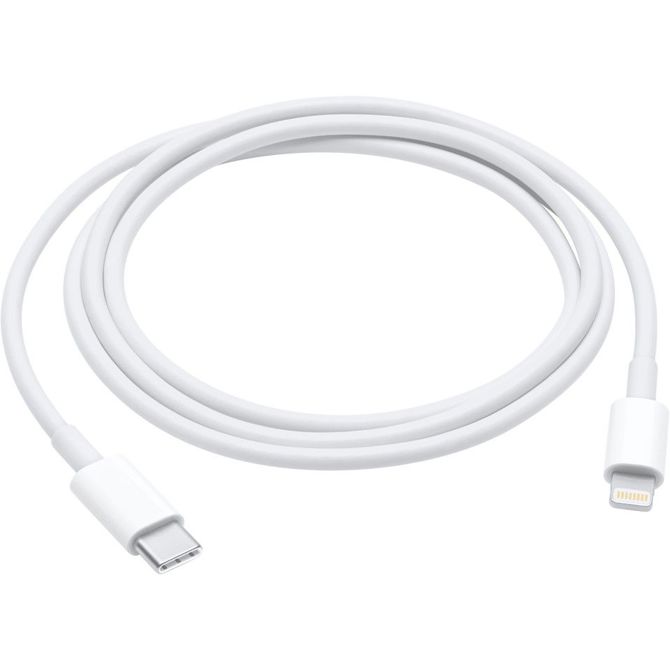 Podatkovni kabel Apple MM0A3ZM/A Lightning na USB-C, 1m, moški-moški, bel