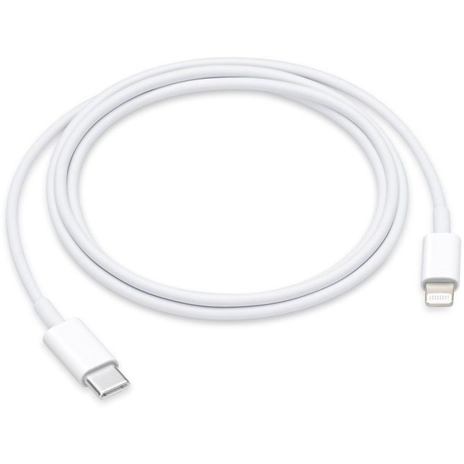Podatkovni kabel Apple MX0K2ZM/A 1m USB-C na Lightning, moški-moški, bel