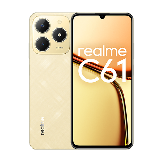 Pametni telefon Realme C61 Dual Sim 6GB RAM 256GB - Sparkle Gold