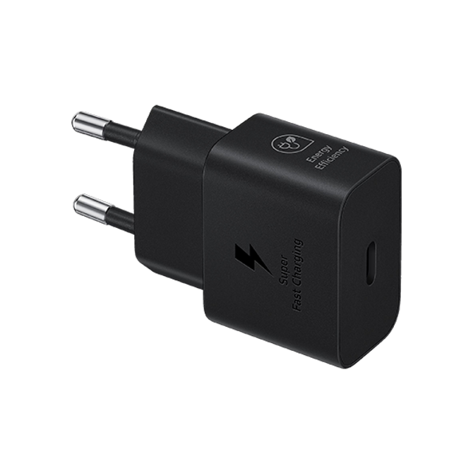 Hišni polnilec Samsung 25W Fast Charger Adapter EP-T2510 USB-C črn