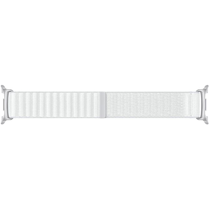 Pleten pašček Samsung Fabric za Galaxy Watch 8/8 Classic, (S/M), bel