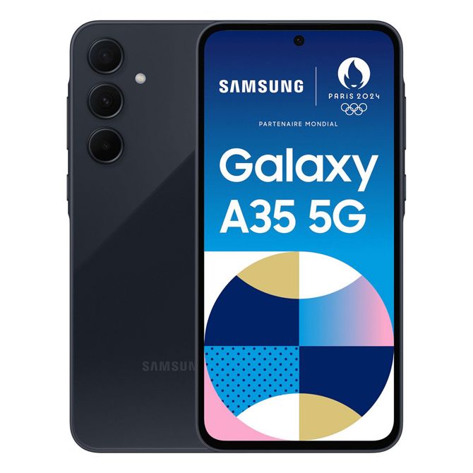 Pametni telefon Samsung Galaxy A35, 128 GB, 6 GB RAM, EE, 5G, EU, črn