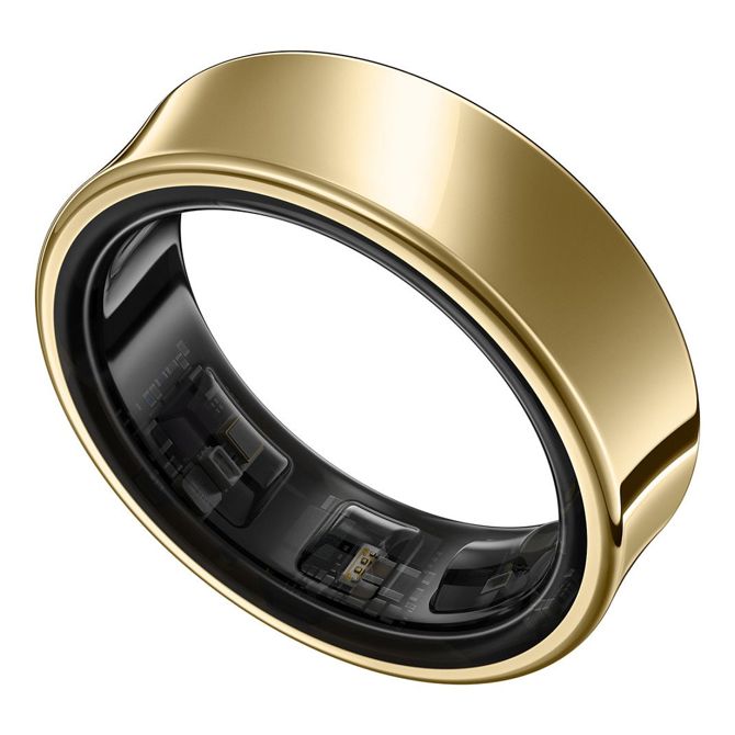 Pametni prstan Samsung Galaxy Ring SM-Q505 titan zlata, velikost 5, merilnik utripa, vodoodporen, do 6 dni baterije