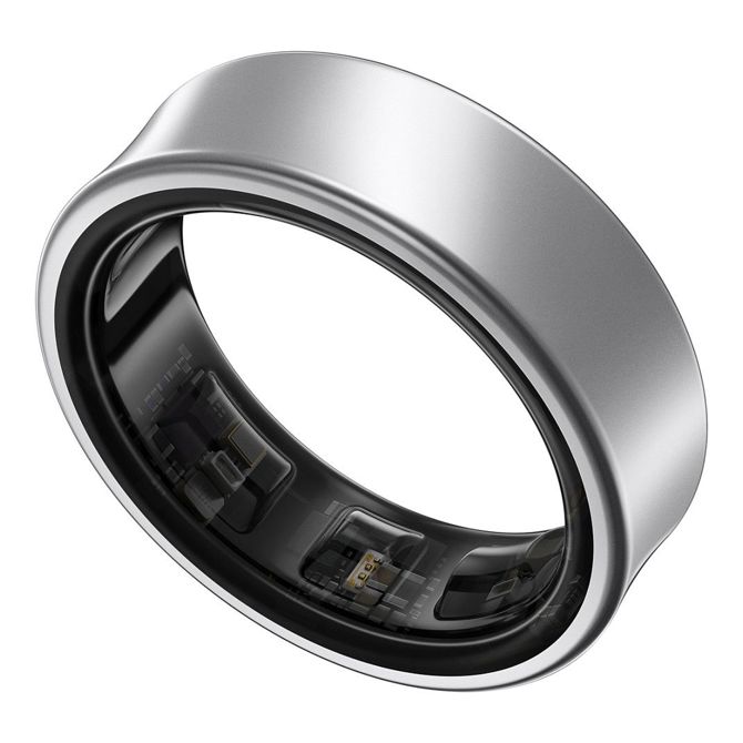 Pametni prstan Samsung Galaxy Ring SM-Q514 titan, velikost 14, merilnik srčnega utripa, senzor temperature, vodoodporen IP68