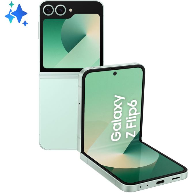 Pametni telefon Samsung Galaxy Z Flip6 (F741B), 5G, Dual SIM, 12 GB RAM, 512 GB, svetlo zelen