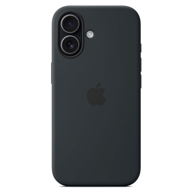 Silikonski ovitek za iPhone 17 z MagSafe (črn)
