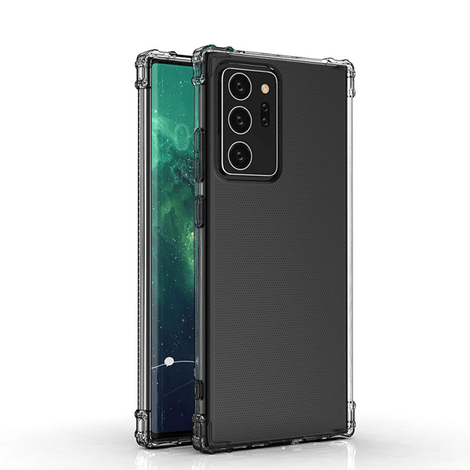 Silikonski ovitek ANTISHOCK za Samsung Galaxy S23 Ultra 5G - prozoren