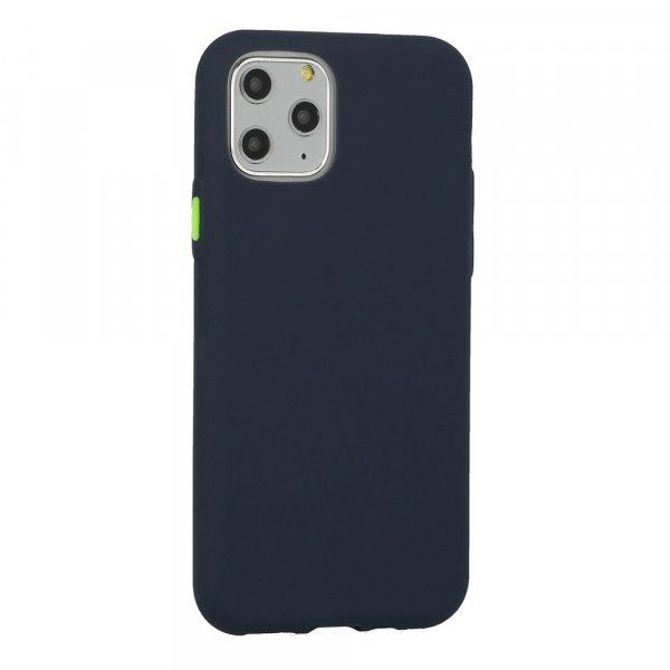Silikonski ovitek NEON za iPhone 12 Pro Max - temno moder