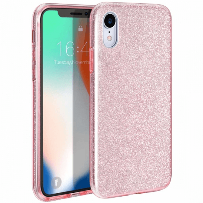 Silikonski ovitek z bleščicami Bling za Samsung Galaxy A73 5G - roza
