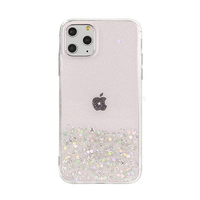 Silikonski ovitek z bleščicami SPARKLE za Samsung Galaxy A32 A326 5G - prozorno roza
