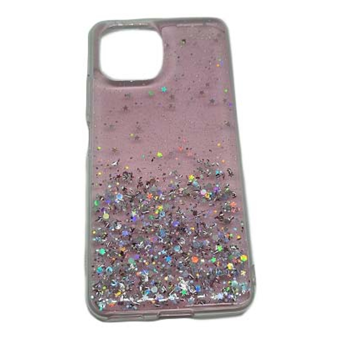 Silikonski ovitek z bleščicami SPARKLE za Samsung Galaxy A33 5G A336 - roza