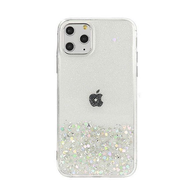 Silikonski ovitek z bleščicami SPARKLE za Samsung Galaxy S21 Plus G996 - prozoren