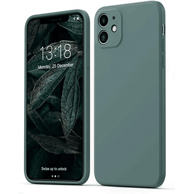 Silikonski ovitek za iPhone 14 Plus 6.7 - mat zelen