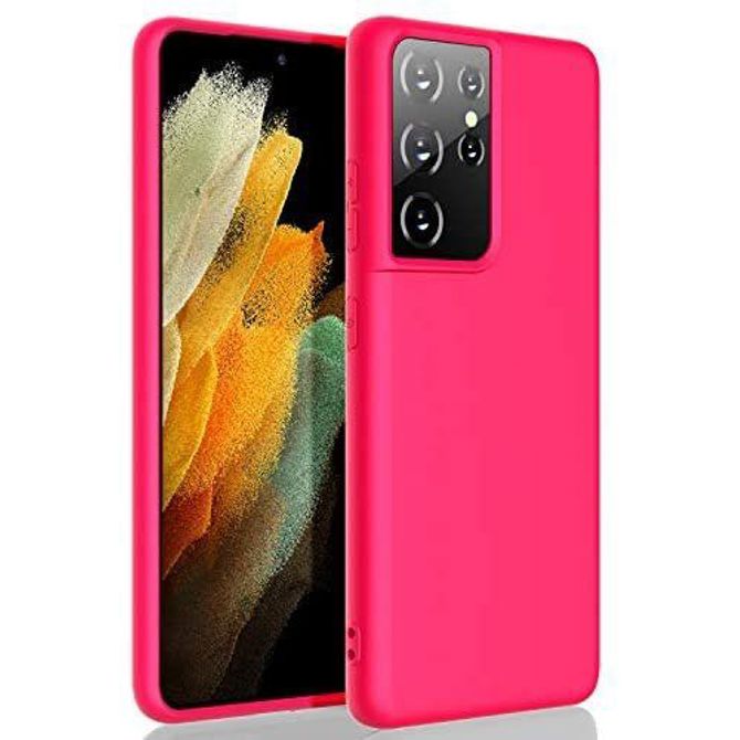 Silikonski ovitek za Samsung Galaxy S21 PLus G996 - mat pink