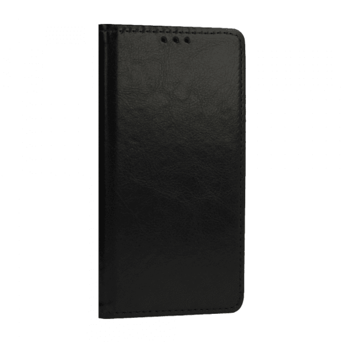 Special usnjena preklopna torbica za Samsung Galaxy S23 5G - črna