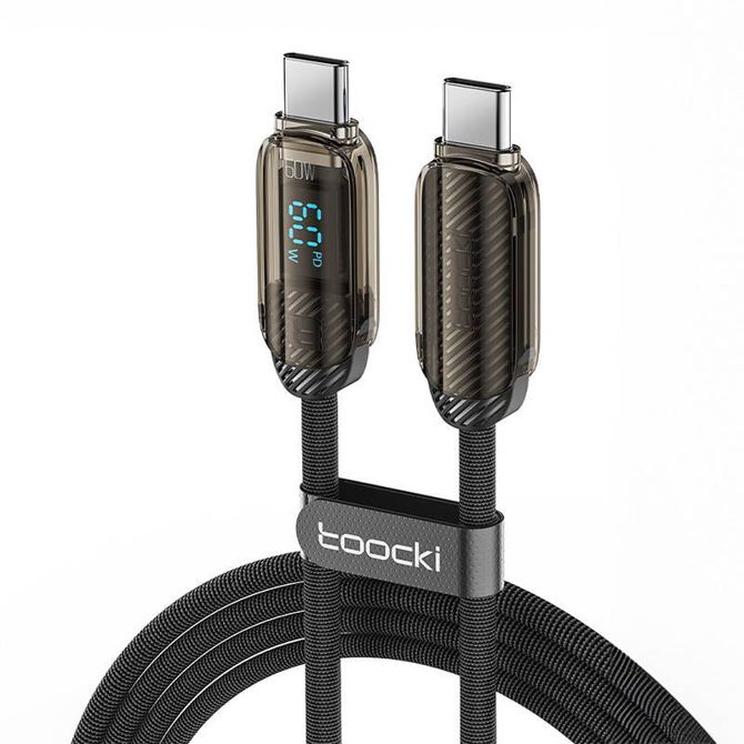 Toocki polnilni kabel CC, 1m, PD 60W (siv) 22133720