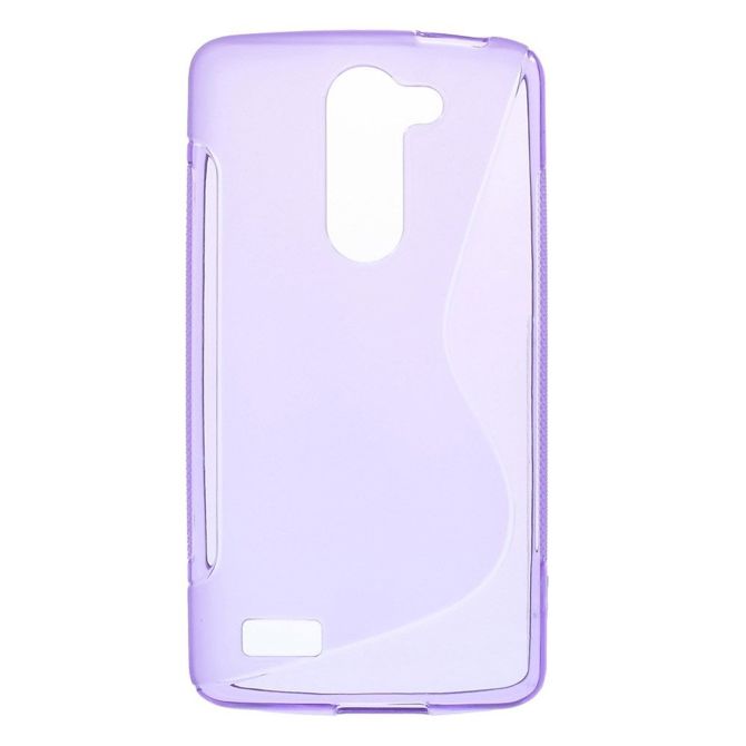TPU gel ovitek S-Line za LG L Bello - vijoličen
