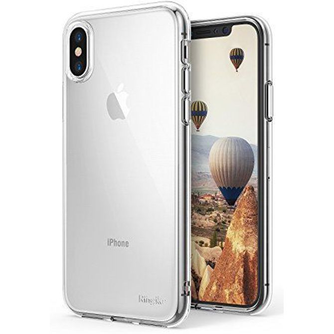 Ultra tanek silikonski ovitek za iPhone X - prozoren