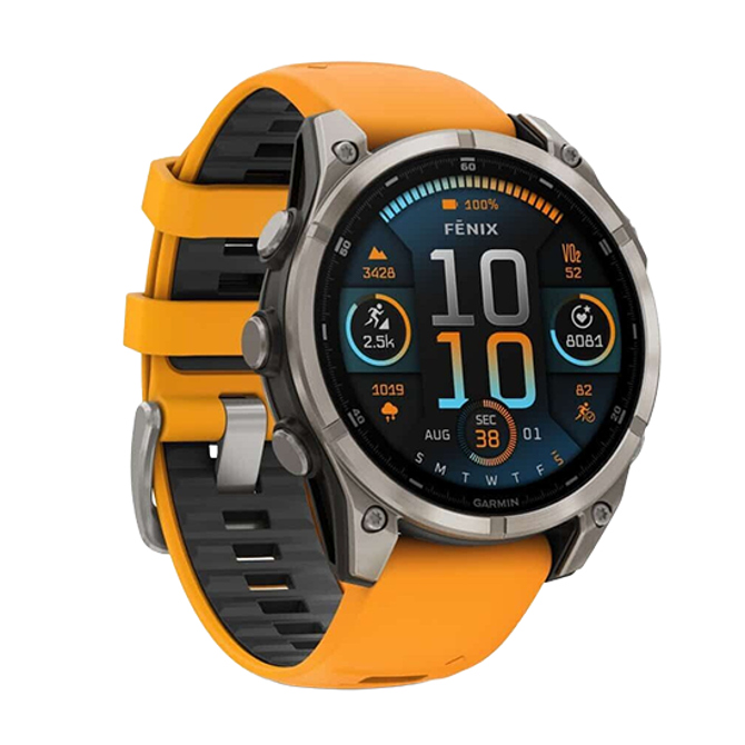 Pametna ura Garmin Fenix 8 Amoled Sapphire GPS 47mm Graphit/Titanium Titan