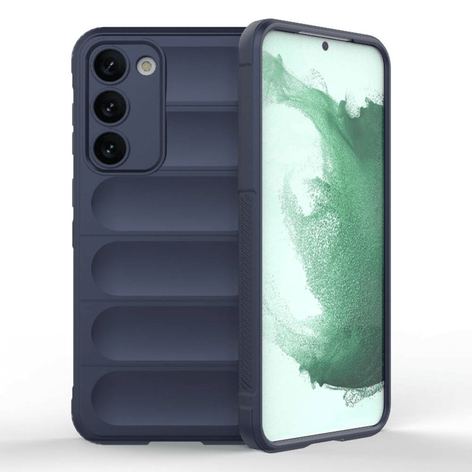 Wave silikonski ovitek za Samsung Galaxy A14 - moder