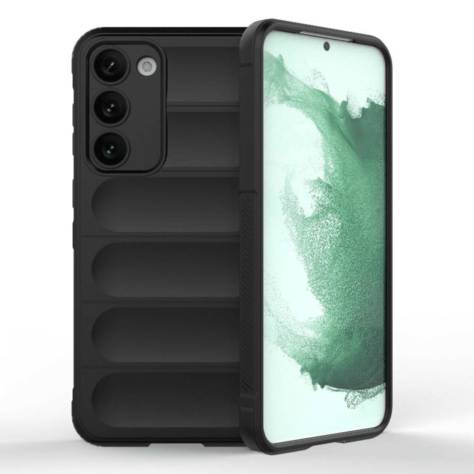 Wave silikonski ovitek za Samsung Galaxy S23 5G - črn