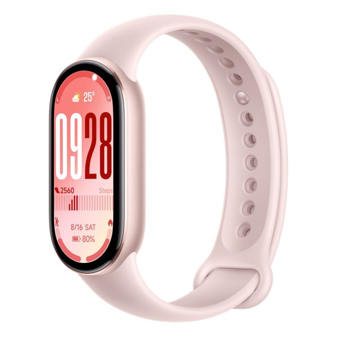 Xiaomi Smart Band 10 Mystic Rose | Pametna zapestnica | Bluetooth 5.4, 233 mAh, 1,72", 5 ATM, merilnik pospeška, giroskop, senzor PPG