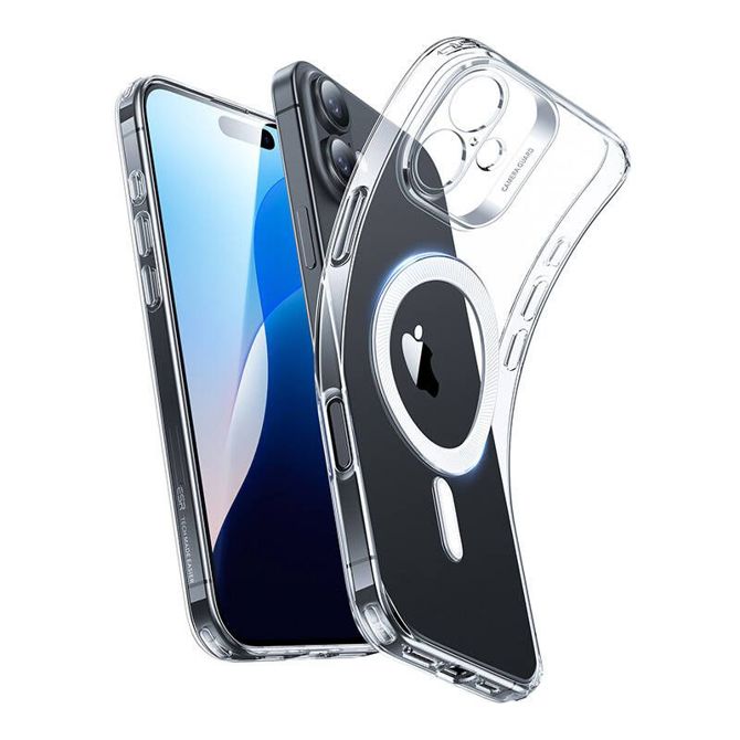 Ovitek Zero Clear Case (HaloLock) ESR za iPhone 16 Plus (prozoren)