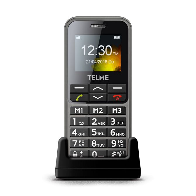 Mobilni telefon za starejše Emporia TELME (črn) 2
