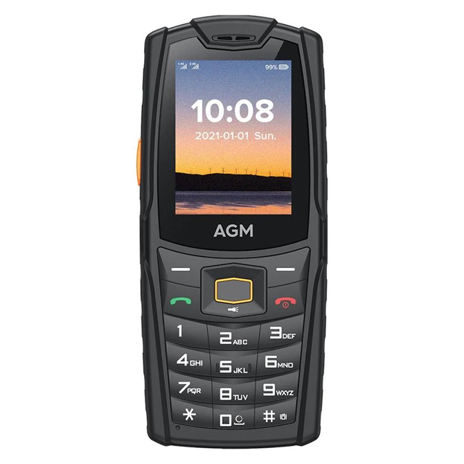 AGM Odporni telefon na tipke AGM M6 SE (4G LTE) Dual SIM, IP68/IP69K/MIL-STD-810H, črn 3