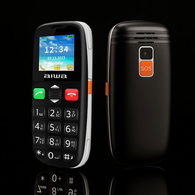 Mobilni telefon za starejše AIWA FPH-S100 , 4G, SOS 6