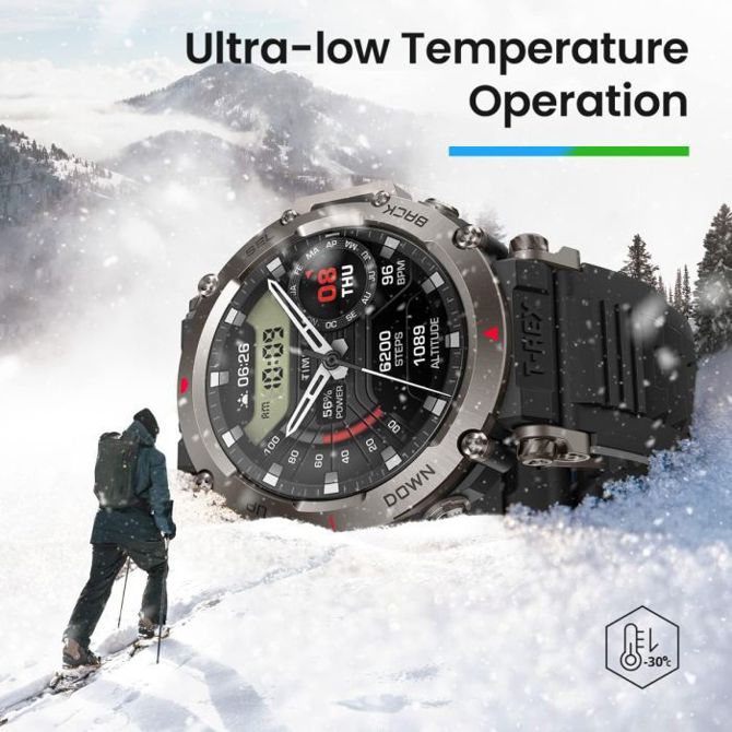 Pametna ura Amazfit T-REX Ultra , bež 2