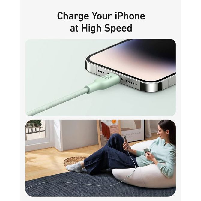 Anker 541 BIO USBC-LTG 0,9m kabel zelen 5