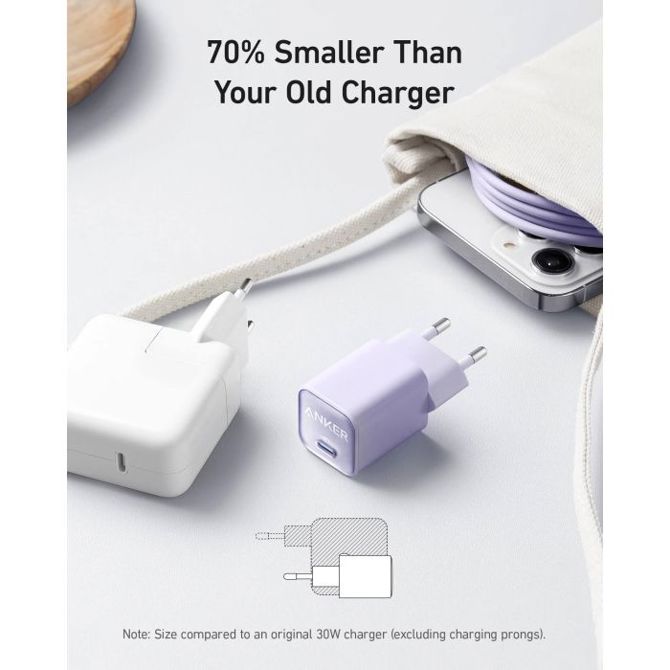 Anker Nano 3 (511) USB-C polnilec 30W, bel 6rwblfh78va 2