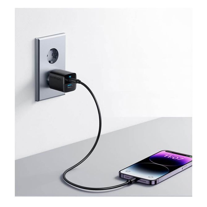 Anker polnilec 323 1xA 1xC 33W, bel 2503w93eo7l2 2