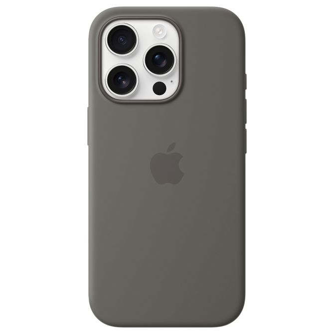 Silikonski ovitek APPLE iPhone16 Pro z MagSafe - kamnito siva 2
