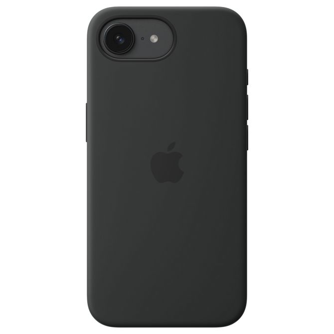 Silikonski ovitek za APPLE iPhone 16e, črne barve 2