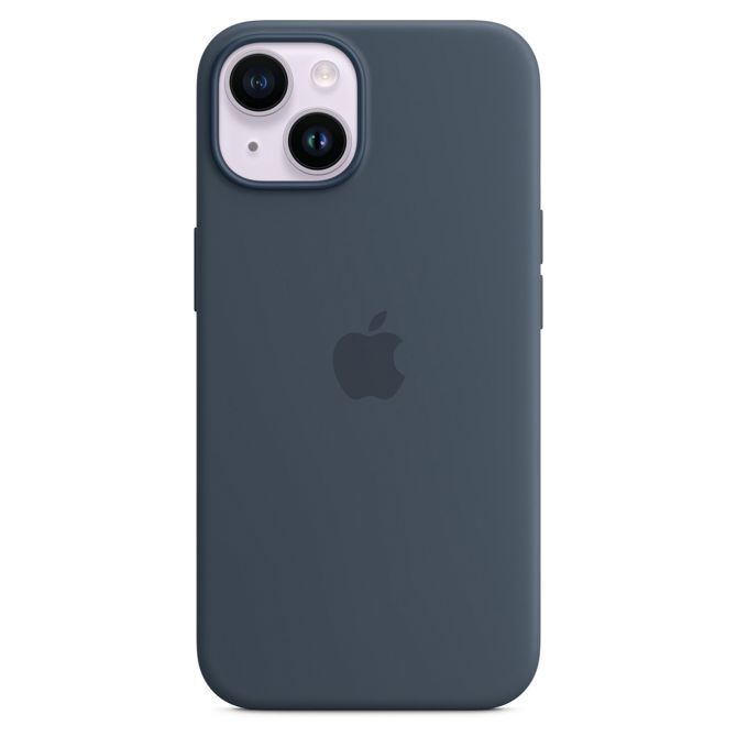 Silikonski ovitek APPLE iPhone 14 z MagSafe - Storm Blue 2